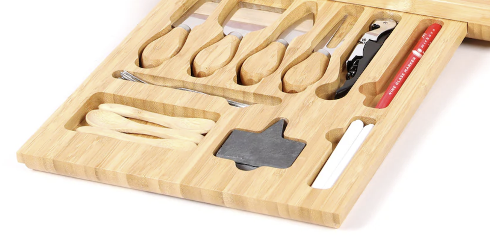 Chartuterie Board Tray with Knives set